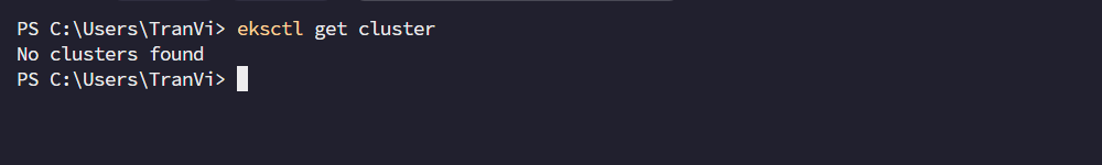 eksctl-get-cluster