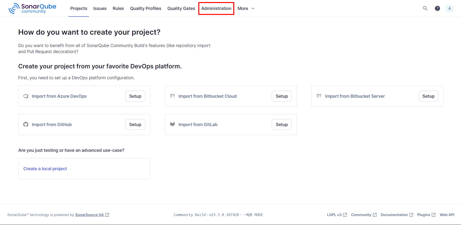 Secret Key SonarQube
