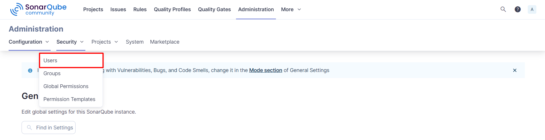 Secret Key SonarQube