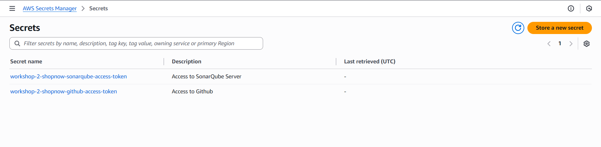 Secret Key SonarQube