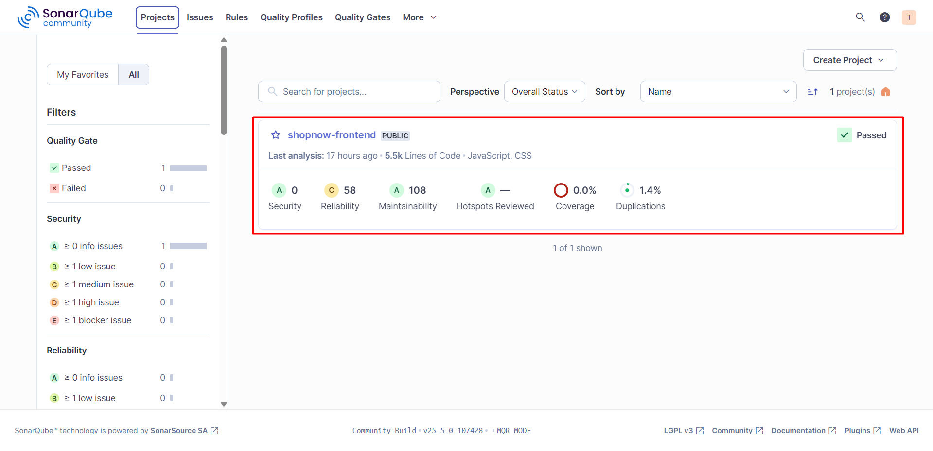 Create CodeBuild Project