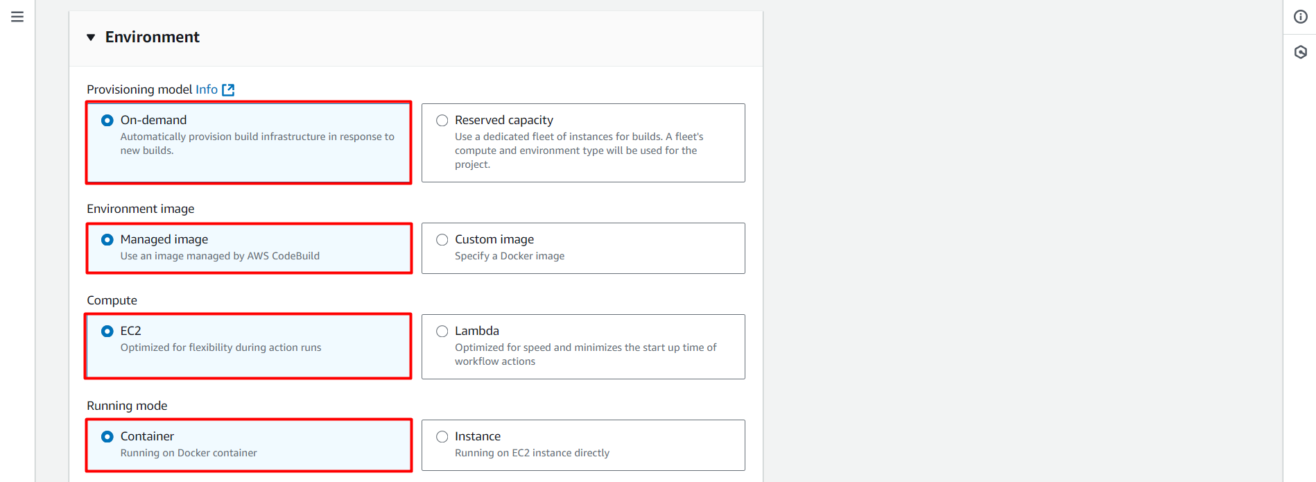 Create CodeBuild Project